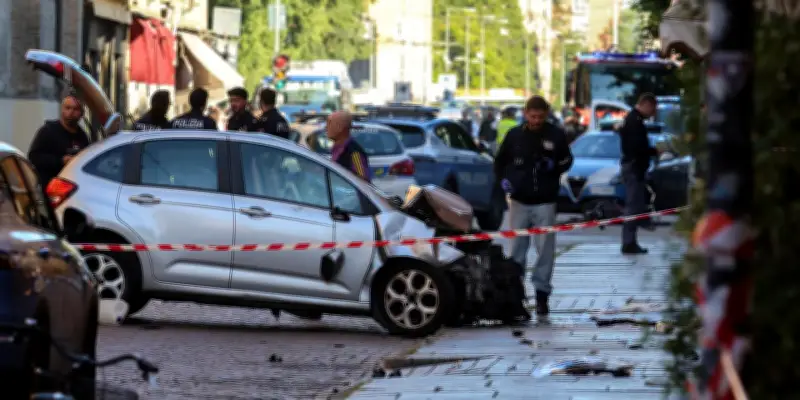 Modène : un automobiliste fauche des piétons, huit blessés