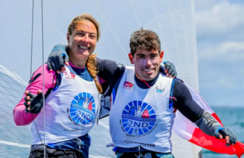 Mondiaux de voile : argent pour Mourniac et Retornaz en Nacra 17