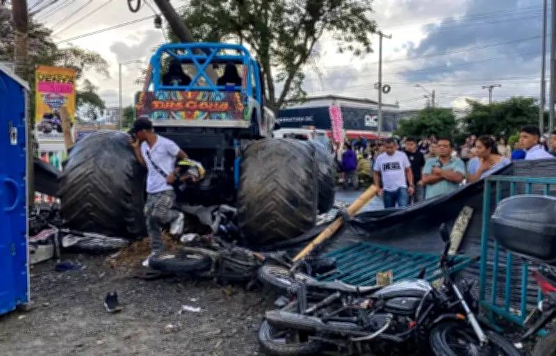 Monster truck tue trois spectateurs en Colombie