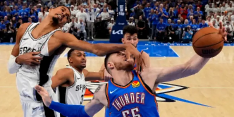 NBA : les Spurs de Wembanyama s'inclinent à Oklahoma, le Thunder égalise