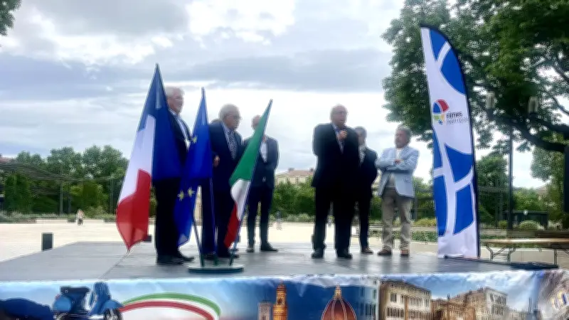 Nîmes : l'Italie s'invite sur l'Esplanade pour les 40 ans d'Arcobaleno