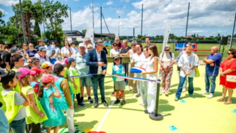 Nouveau city stade deux fois plus grand inauguré à Sérignan