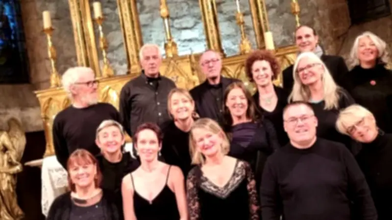 Octovox en concert à l'église Saint-Pierre de Rhèdes à Lamalou-les-Bains
