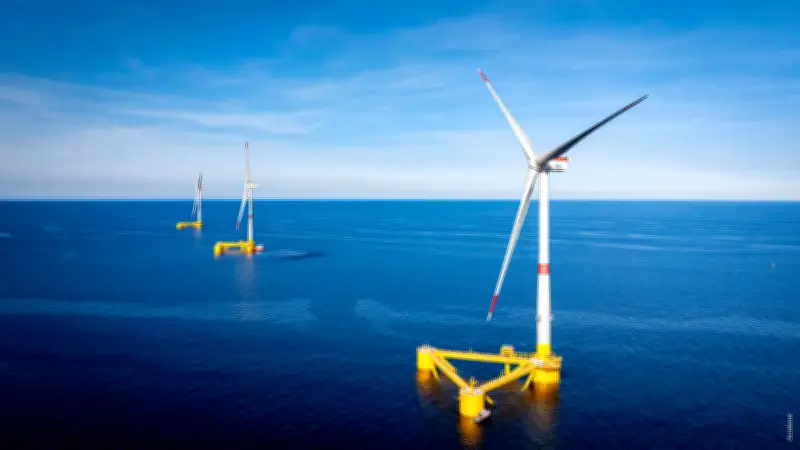 Éoliennes flottantes en mer : une première mondiale en Occitanie pour 100 000 foyers