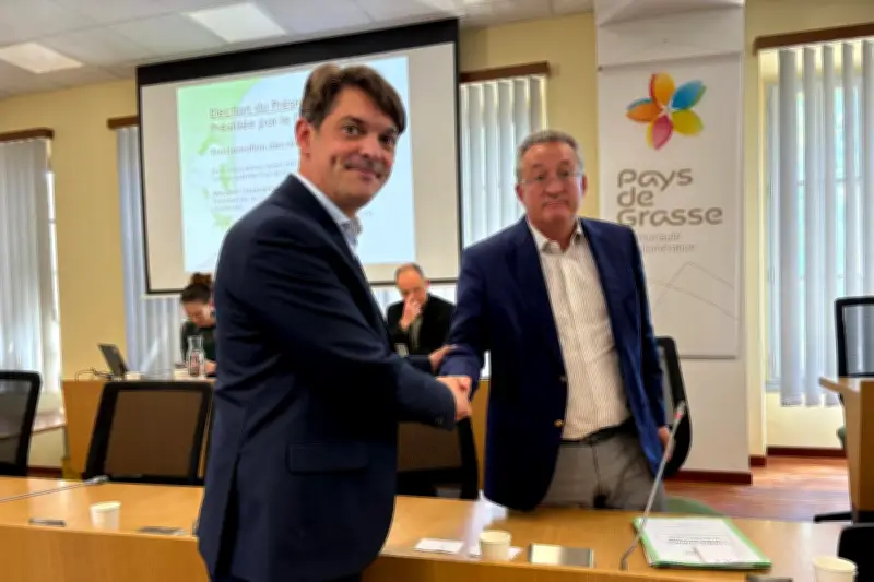 Passation de pouvoir au SCoT Ouest des Alpes-Maritimes : Christophe Fiorentino succède à Jérôme Viaud