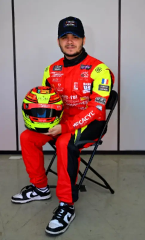 Paul Jouffreau prêt pour le Grand Prix de France Nascar au Castellet