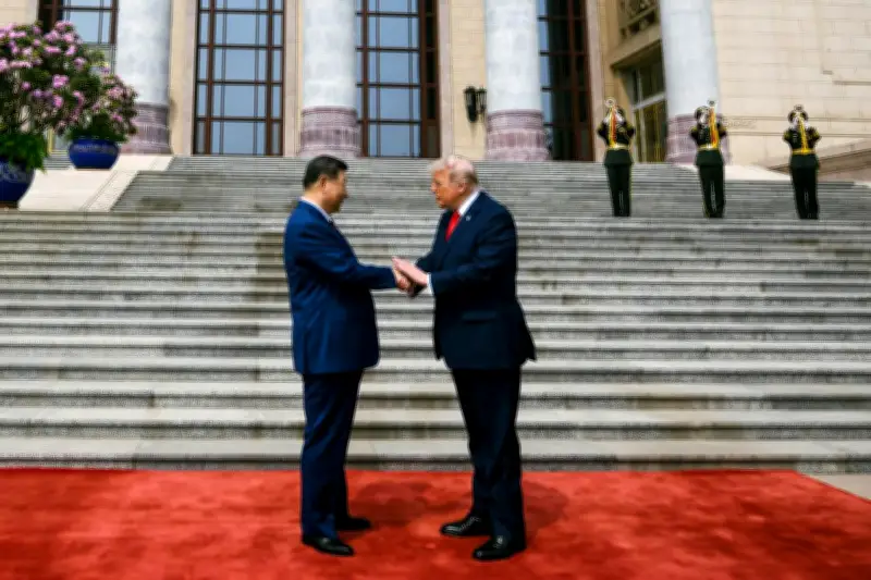 Poignée de mains historique entre Trump et Xi : la Chine prend l'ascendant