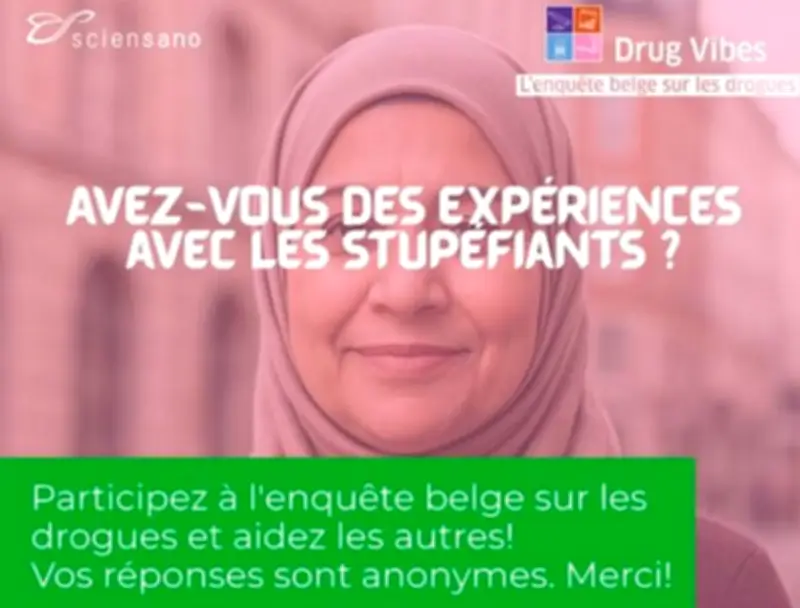 Polémique en Belgique : une campagne sur la drogue avec une femme voilée retirée