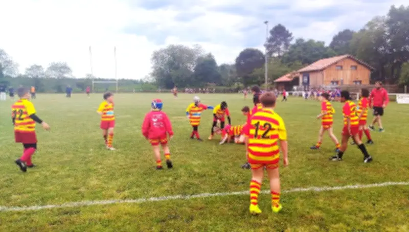 Premier tournoi de rugby réussi pour l'Entente Lesperon Onesse