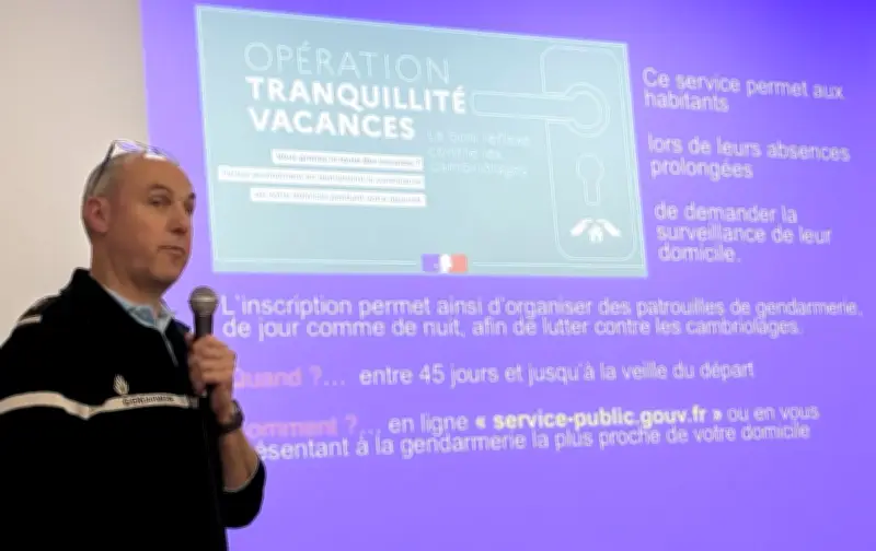 Prévention des cambriolages : les conseils du major Audebert à La Jarrie