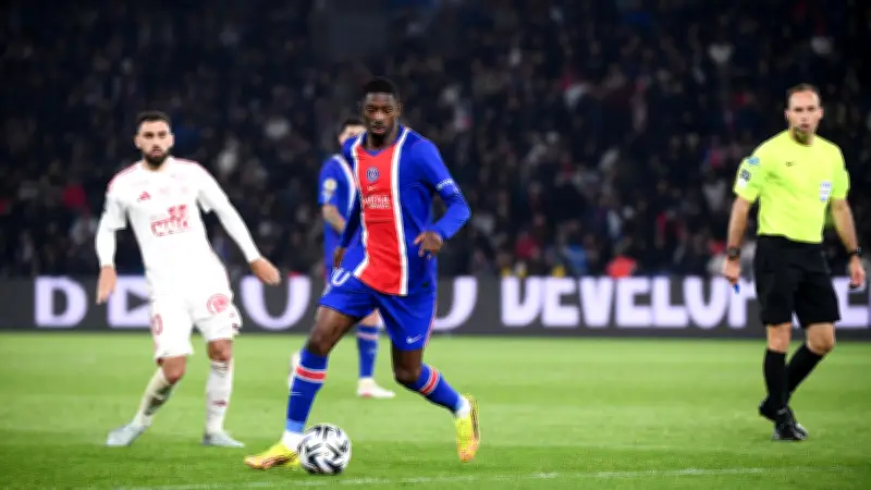 PSG à Lens : Doué, Dembélé, Barcola et Kvaratskhelia titulaires