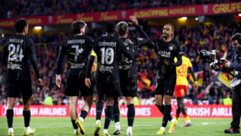 PSG sacré champion de France après sa victoire à Lens (0-2)