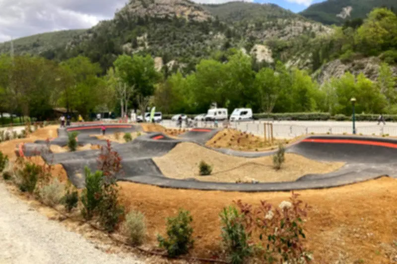 Puget-Théniers : un pumptrack gratuit pour tous inauguré à la Condamine