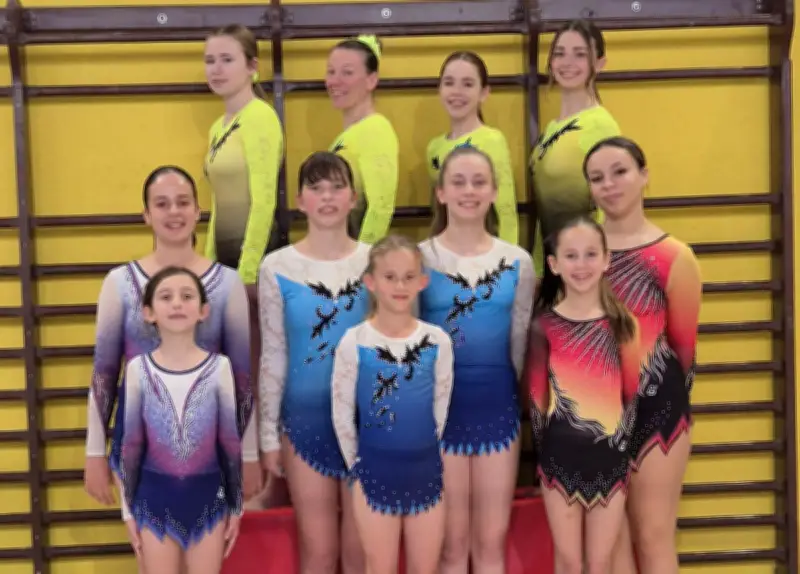 Quatre ensembles de l'Union Gymnique aux championnats de France acrobatique