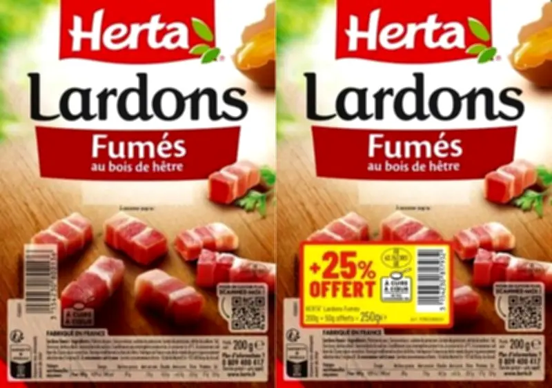 Rappel de lardons Herta pour risque de salmonelle