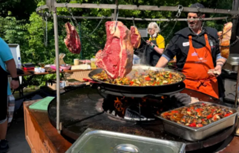 Record du monde du plus long barbecue battu à Oullins-Pierre-Bénite