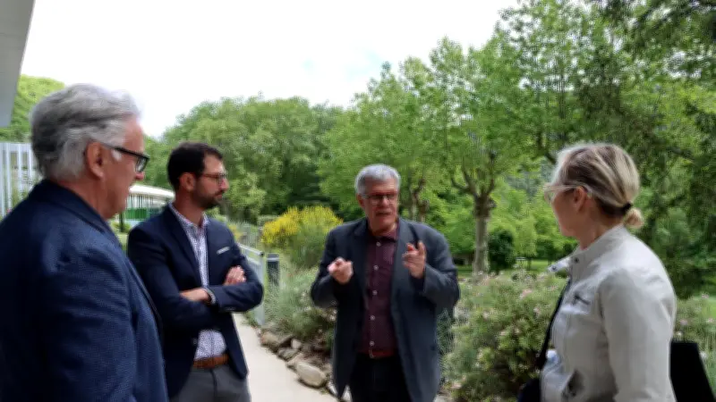 Rencontre des élus de Grand Orb avec les responsables du site thermal d'Avène