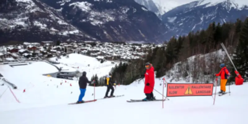 Retenue d'eau de Courchevel s'affaisse : mesures d'urgence