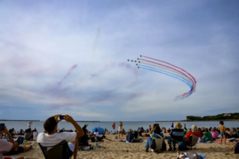 Retour de la Patrouille de France à Saint-Jean-de-Luz pour sa 30e édition
