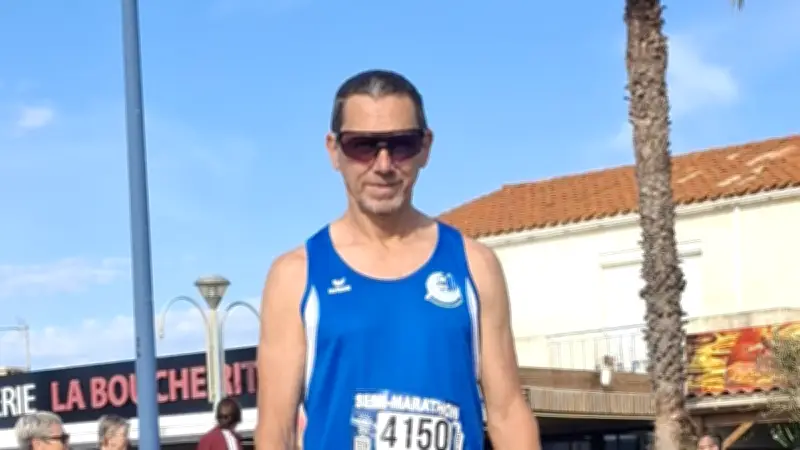 Éric Maton, retraité passionné, entraîneur au club d'athlétisme de Rochefort-du-Gard