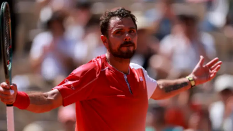 Roland-Garros 2026 : Stan Wawrinka fait ses adieux émouvants à Paris