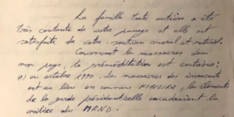 Rwanda : un document inédit sur le rôle d'Agathe Habyarimana avant le génocide