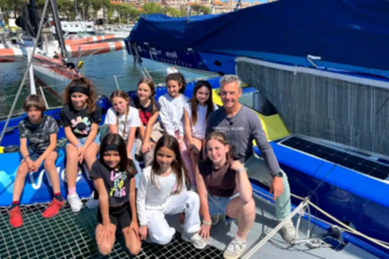 À Sainte-Maxime, 220 écoliers embarquent à bord des Ocean Fifty