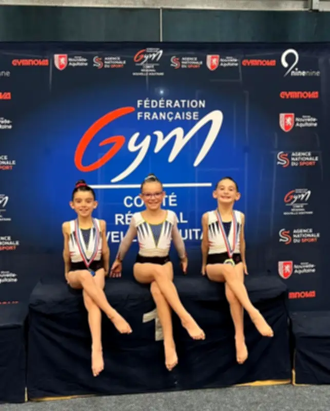 SAM Mérignac: doublé en gymnastique féminine à Blanquefort