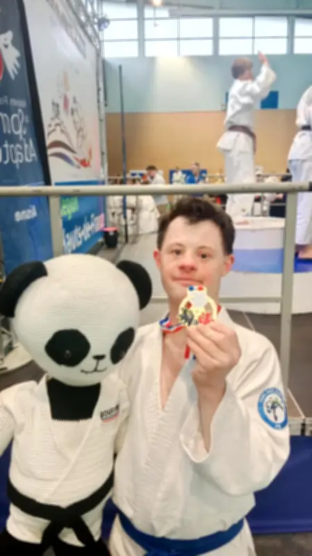 Samuel Briffaud sacré champion fédéral de sport adapté en judo