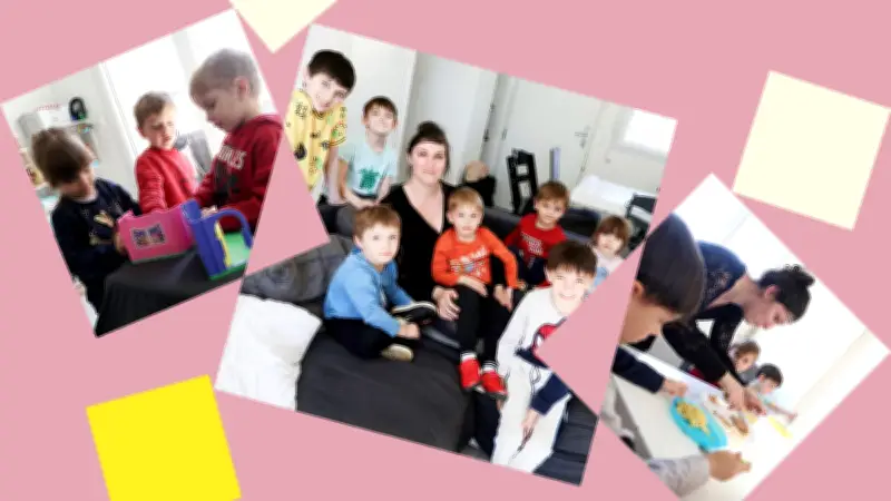 Sept enfants dont des quadruplés : le quotidien d'une famille hors norme