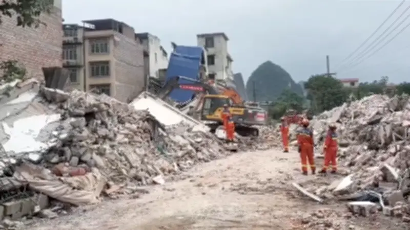 Séisme en Chine : deux morts et plusieurs disparus à Liuzhou