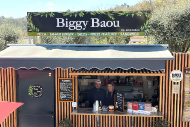Smash burgers, pizza au feu de bois, tacos : une guinguette dans un container près de Nice