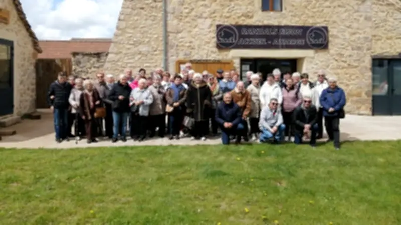 Sortie du club Détente au parc des bisons du causse Noir