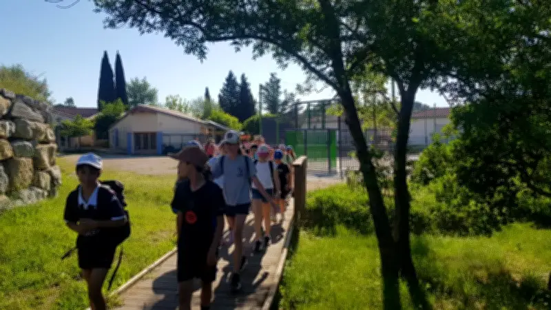 Sortie scolaire à Prades : les primaires tapent dans le ballon