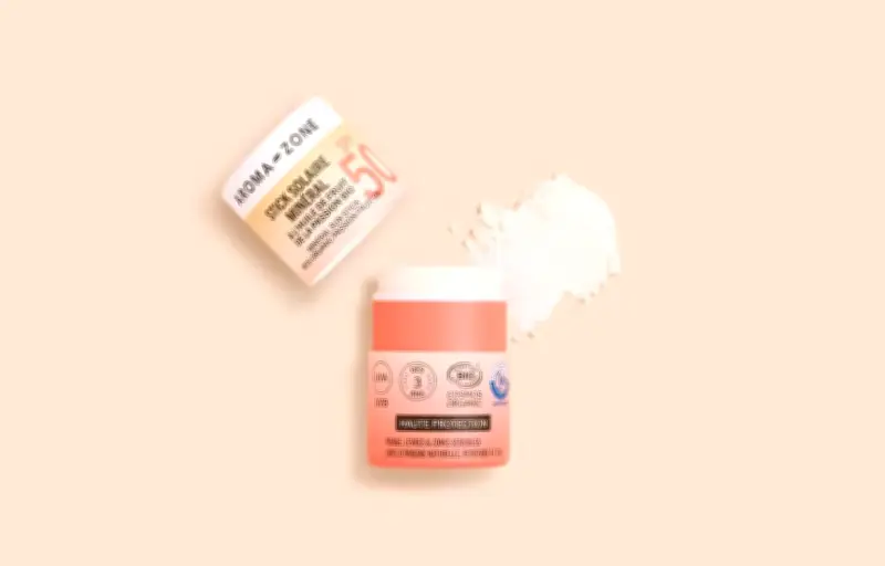 Stick solaire SPF 50 Aroma-Zone : protection minérale à 7,95 €