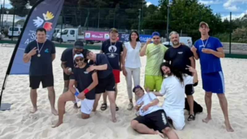 Succès de la 13e rencontre de paralutte adaptée sur sable à Balaruc
