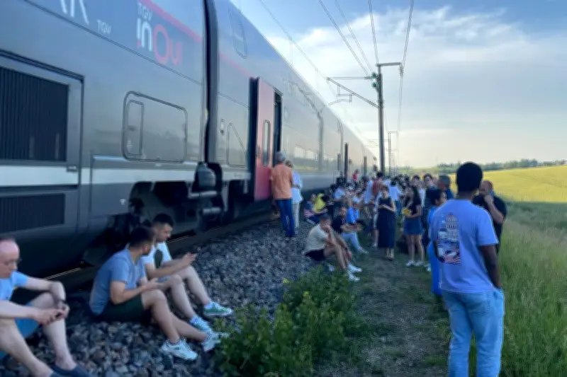 TGV Paris-Nice immobilisé par une panne électrique dans le Rhône