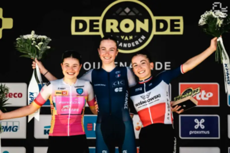 Thaïs Poirier, 3e du Tour de Flandres U19, sacrifiée pour sa coéquipière