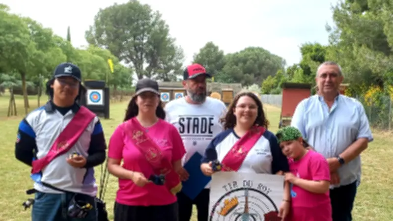 Tir à l'arc : Lucile Sicard et Enzo Soria sacrés Roys des Archers Biterrois