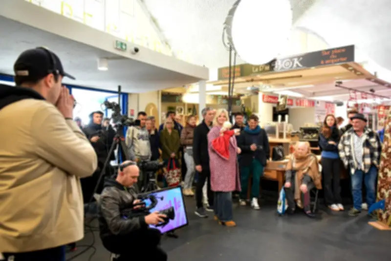 Tournage de «Flavie en France» au marché de Royan diffusé cette semaine