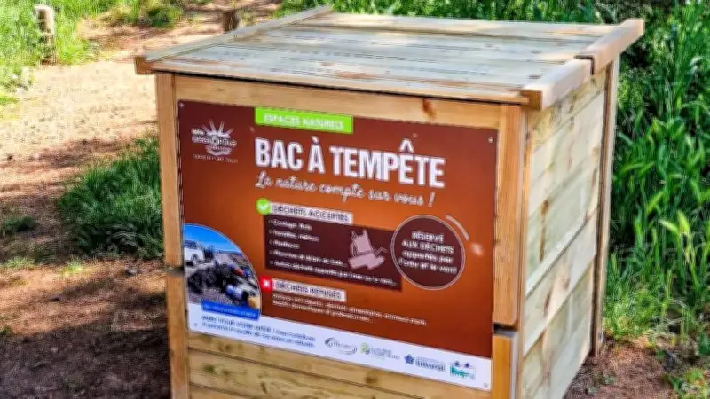 Un bac à tempête installé au Domaine de Bellevue à Marseillan