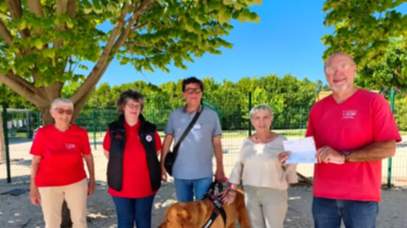 Un don de 2 200 € pour les enfants aveugles et malvoyants