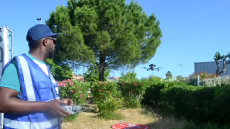 Un drone pour recenser les nids de goélands à Béziers
