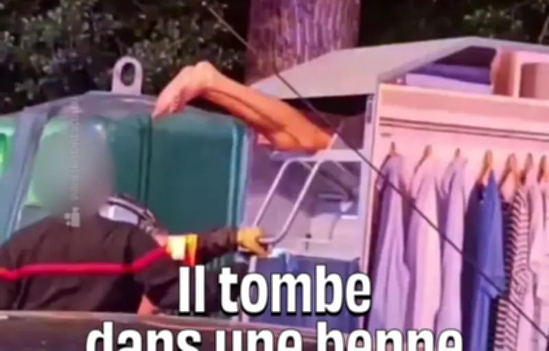 Un homme coincé dans une benne à vêtements secouru à Lesparre-Médoc
