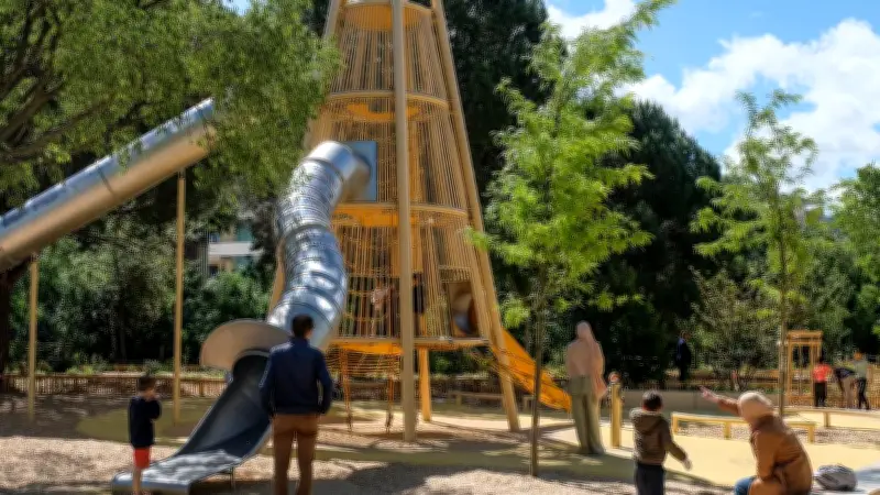 Un nouveau square avec le plus haut toboggan de Montpellier ouvre à la Mosson