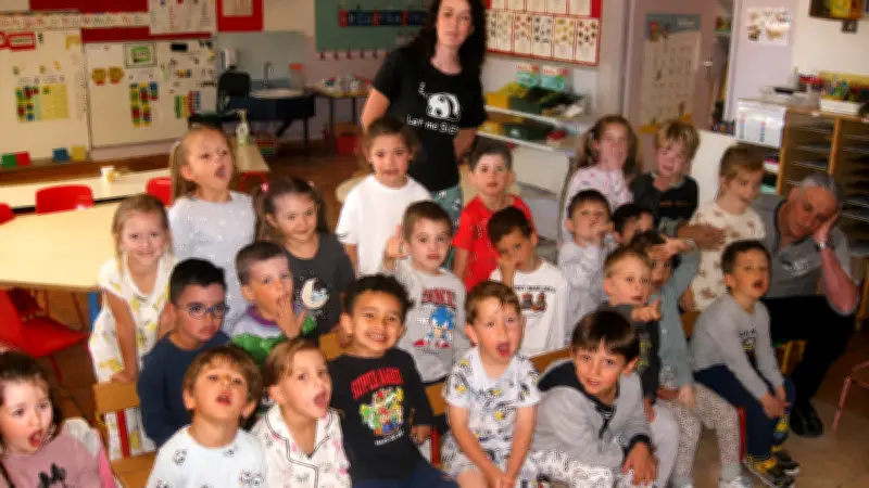 Une journée bien-être en pyjama à l'école maternelle de Poulx