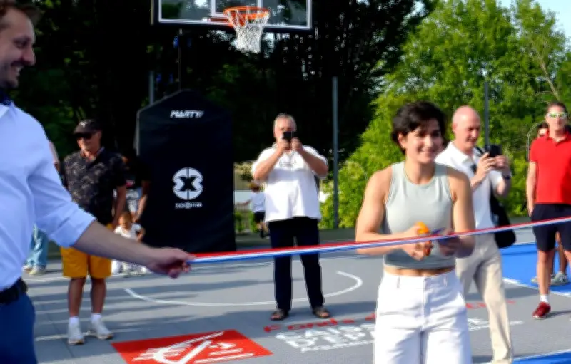 Urcuit : un terrain de basket 3x3 au nom d'Hortense Limouzin