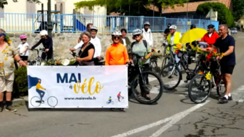 Vallabrègues célèbre les mobilités douces à vélo et en fanfare