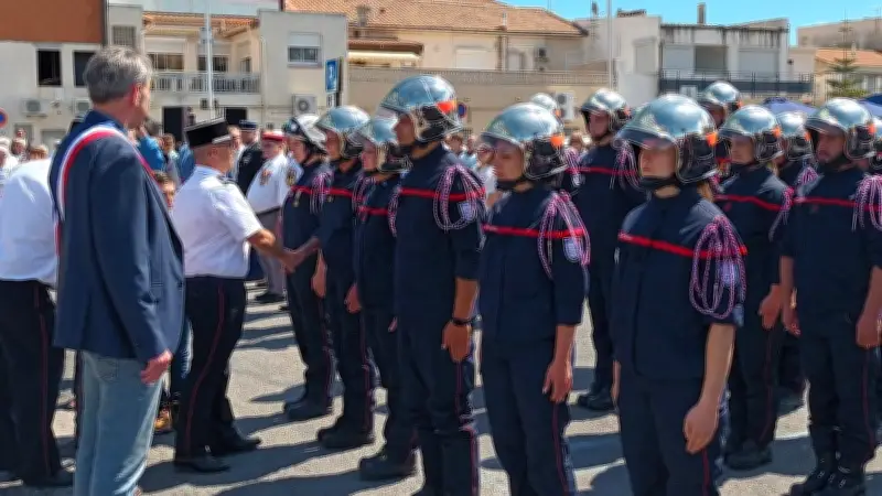 Valras-Plage : distinctions et promotions pour les sapeurs-pompiers