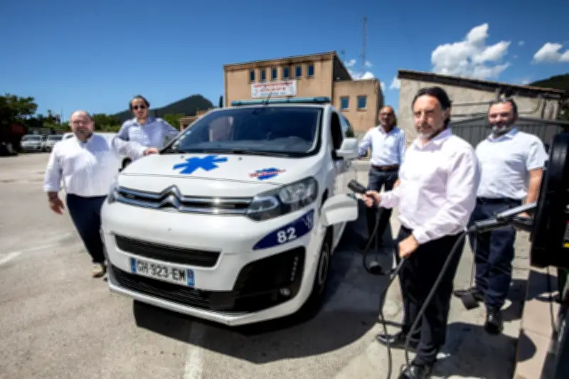 Var Assistance rétrofite sa première ambulance électrique à La Valette